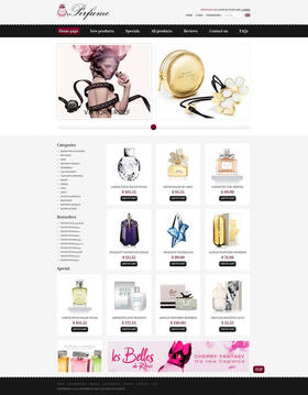Zen Cart e-shop šablona na téma Krása č. 39209