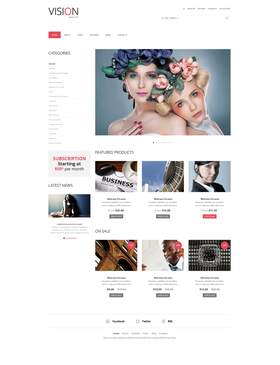 WooCommerce e-shop šablona na téma Umění a fotografie č. 48610