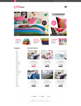 WooCommerce e-shop šablona na téma Interiér a nábytek č. 50692