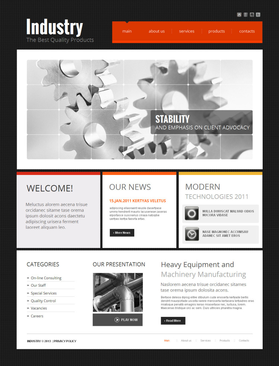 Moto CMS HTML šablona na téma Průmysl č. 42719