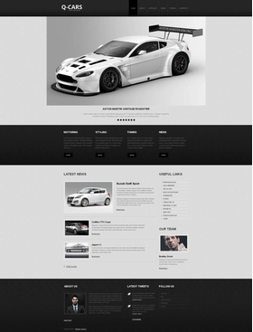 Moto CMS HTML šablona na téma Auta č. 46302