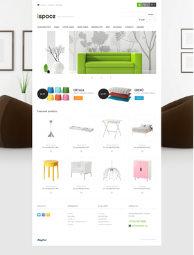 PrestaShop e-shop šablona na téma Interiér a nábytek č. 45954