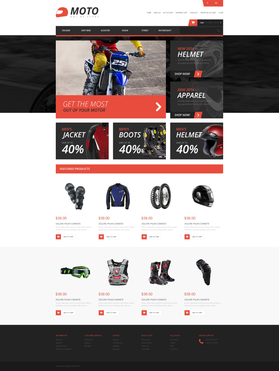 OpenCart e-shop šablona na téma Sport č. 48273