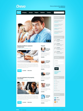 Drupal šablona na téma Podnikání č. 36003