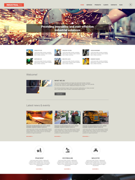 Drupal šablona na téma Průmysl č. 54612