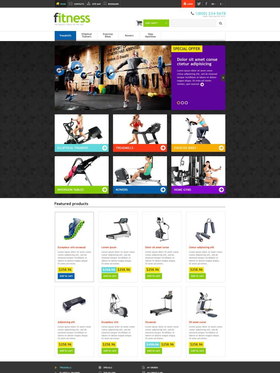 PrestaShop e-shop šablona na téma Sport č. 45243