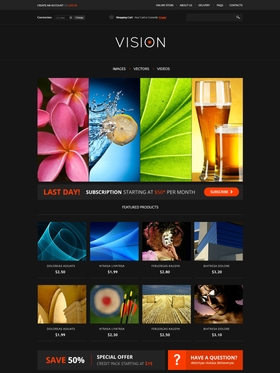 VirtueMart e-shop šablona na téma Umění a fotografie č. 46450