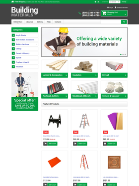 VirtueMart e-shop šablona na téma Údržbářské práce č. 49414