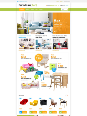 VirtueMart e-shop šablona na téma Interiér a nábytek č. 53640