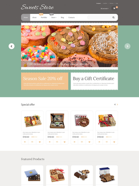 WooCommerce e-shop šablona na téma Café a restaurace č. 55592