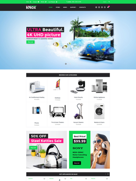 WooCommerce e-shop šablona na téma Elektronika č. 60096