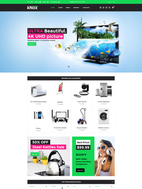 WooCommerce e-shop šablona na téma Elektronika č. 60096