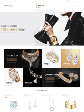 VirtueMart e-shop šablona na téma Šperky č. 62374
