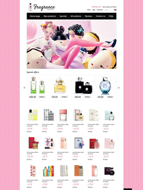 Zen Cart e-shop šablona na téma Krása č. 38766