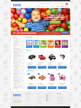 WooCommerce e-shop šablona na téma Zábava č. 47989