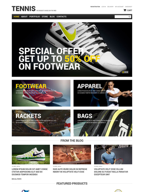 WooCommerce e-shop šablona na téma Sport č. 51757