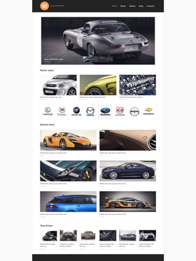 WordPress šablona na téma Auta č. 53262