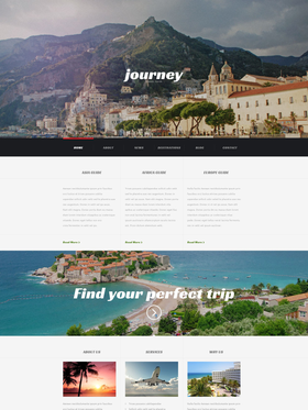 WordPress šablona na téma Cestování č. 54044