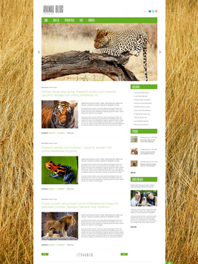 WordPress šablona na téma Zvířata č. 47833