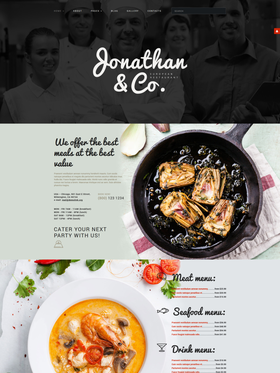 Joomla šablona na téma Café a restaurace č. 53964