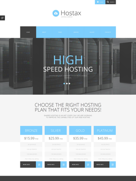 Joomla šablona na téma Hosting č. 55704