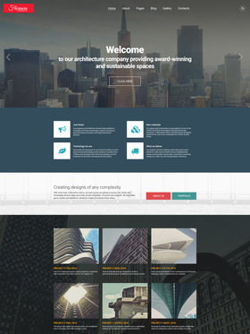 Joomla šablona na téma Architektura č. 58782