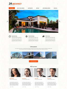 Joomla šablona na téma Architektura č. 47246