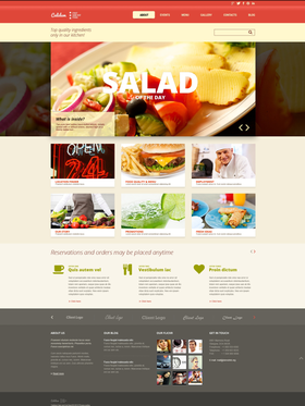 Joomla šablona na téma Café a restaurace č. 48264