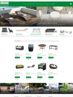 Magento e-shop šablona na téma Interiér a nábytek č. 53424