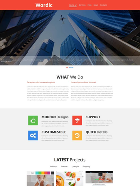 Moto CMS 3 šablona na téma Web design č. 52347