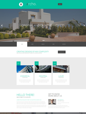 Moto CMS 3 šablona na téma Architektura č. 53825