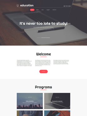 Moto CMS HTML šablona na téma Vzdělávání č. 59158