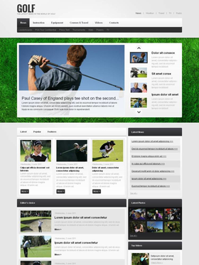 Moto CMS HTML šablona na téma Sport č. 45443