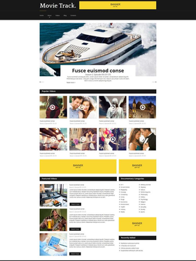 Moto CMS HTML šablona na téma Média č. 52210
