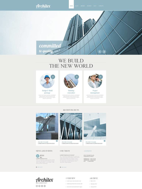 Moto CMS HTML šablona na téma Architektura č. 52216
