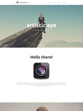 Moto CMS HTML šablona na téma Umění a fotografie č. 55657