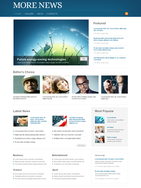 Moto CMS HTML šablona na téma Média č. 41456
