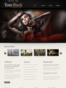 Moto CMS HTML šablona na téma Umění a fotografie č. 43128