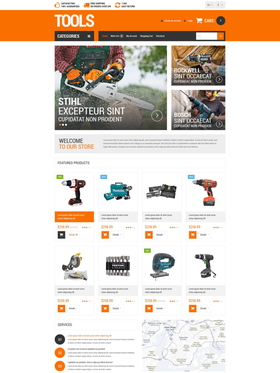 OpenCart e-shop šablona na téma Nejpopulárnější č. 52754