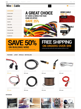 OpenCart e-shop šablona na téma Elektronika č. 53404