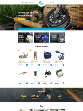 OpenCart e-shop šablona na téma Sport č. 58127