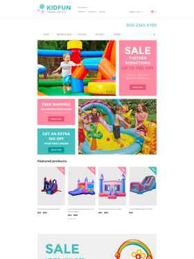 OpenCart e-shop šablona na téma Rodina č. 61366