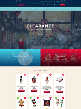 OpenCart e-shop šablona na téma Vánoce č. 62134