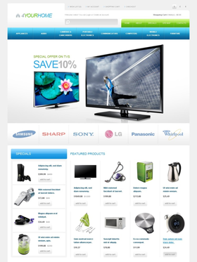 OpenCart e-shop šablona na téma Elektronika č. 41888