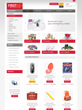 OpenCart e-shop šablona na téma Lékařské č. 47557