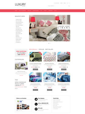 PrestaShop e-shop šablona na téma Interiér a nábytek č. 49167