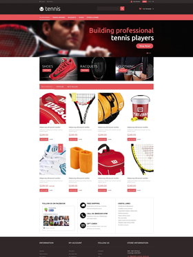 PrestaShop e-shop šablona na téma Sport č. 49457