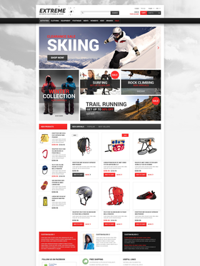 PrestaShop e-shop šablona na téma Sport č. 50127