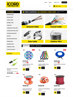 PrestaShop e-shop šablona na téma Elektronika č. 50470