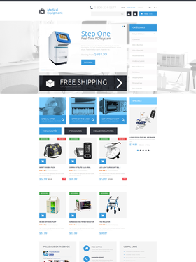 PrestaShop e-shop šablona na téma Lékařské č. 51053